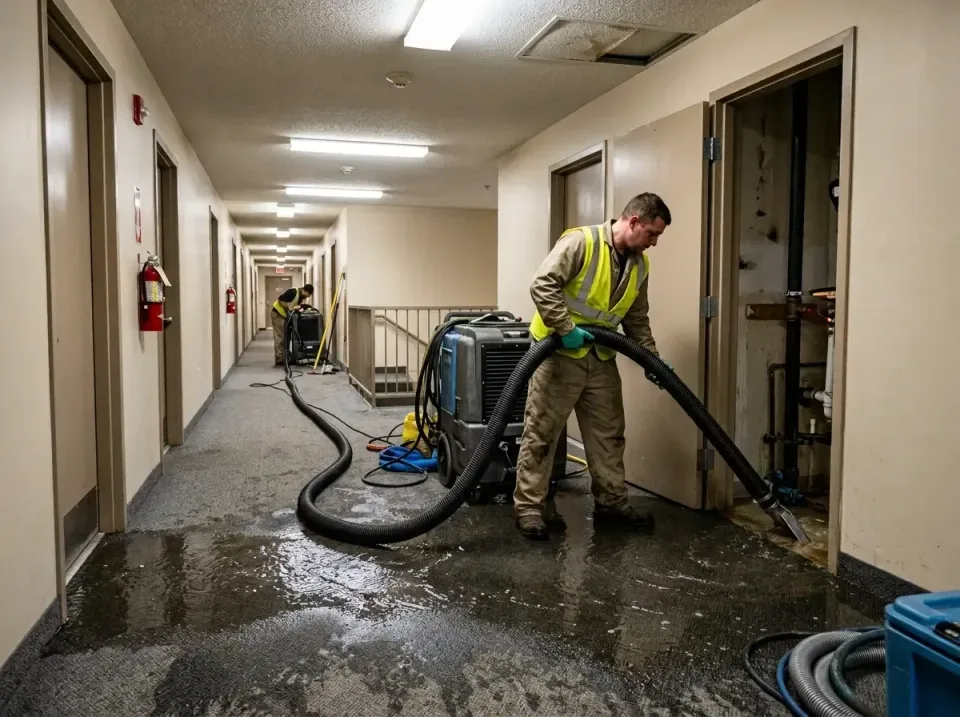 multi-unit-apartment-hallway-f-005 — frequently asked questions, Emergency Burst Pipe Water Extraction & Removal in Waxahach…